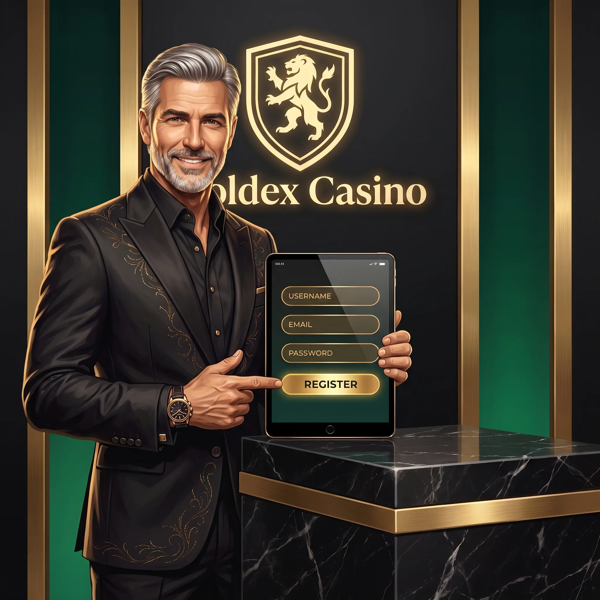 Goldex account registration